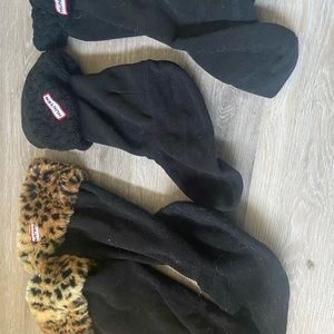 Hunter cheetah boot socks